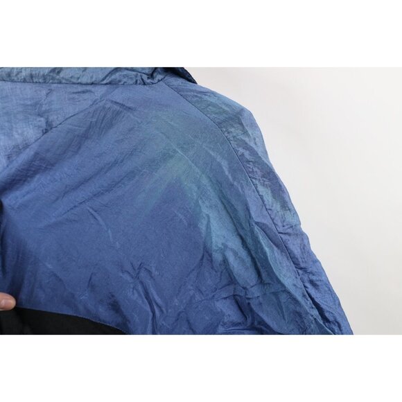 Vtg 90s Pierre Cardin Mens Large Spell Out Color Block Lined Windbreaker Jacket - Picture 10 of 13